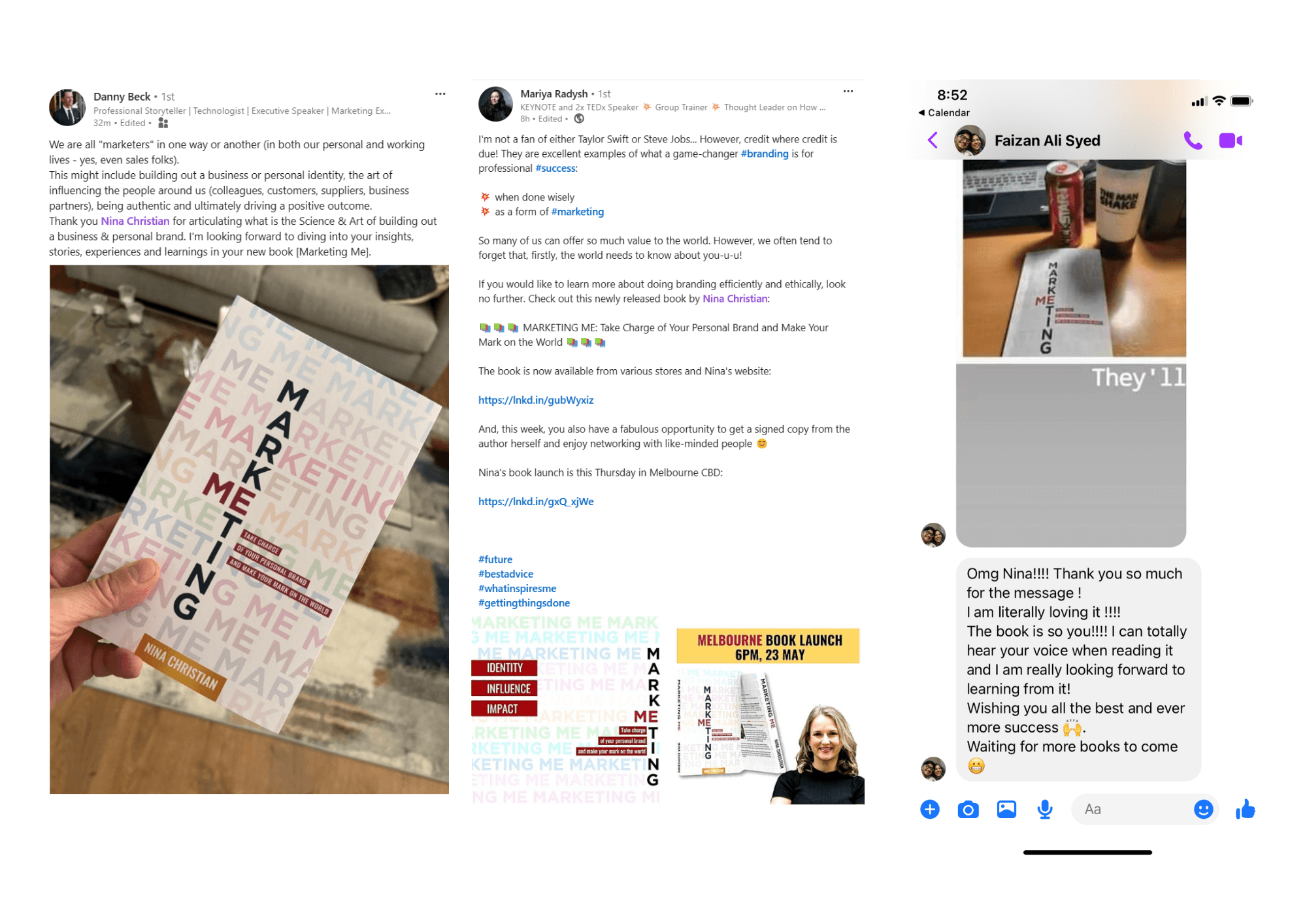Reader reviews of Marketing Me