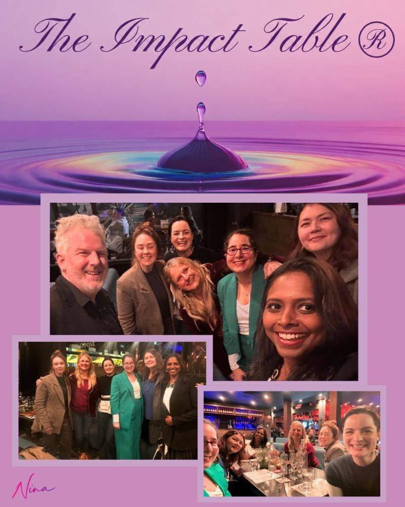 Collage of guests at the Impact Table dinner, 2 September 2026