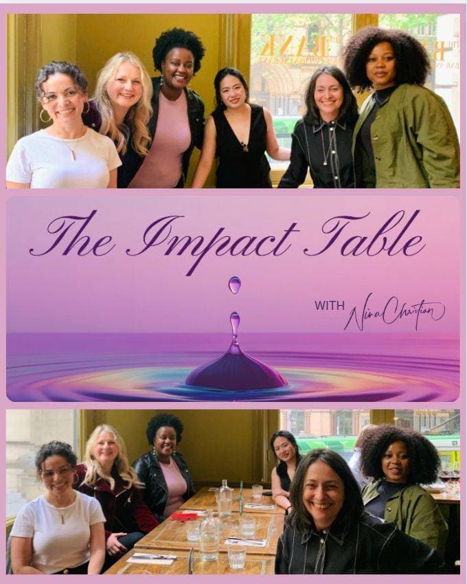 Collage of guests at the Impact Table dinner, 22 October 2025