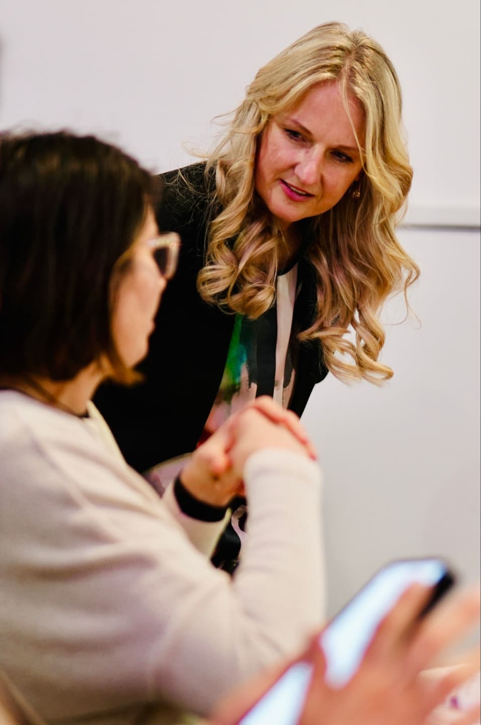 Nina Christian running a workshop