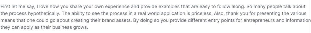 Testimonial from Coronda