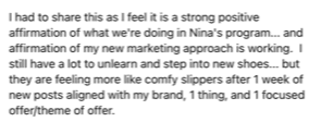 Client message