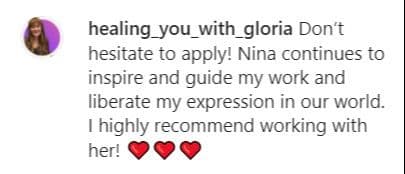 Testimonial from Gloria