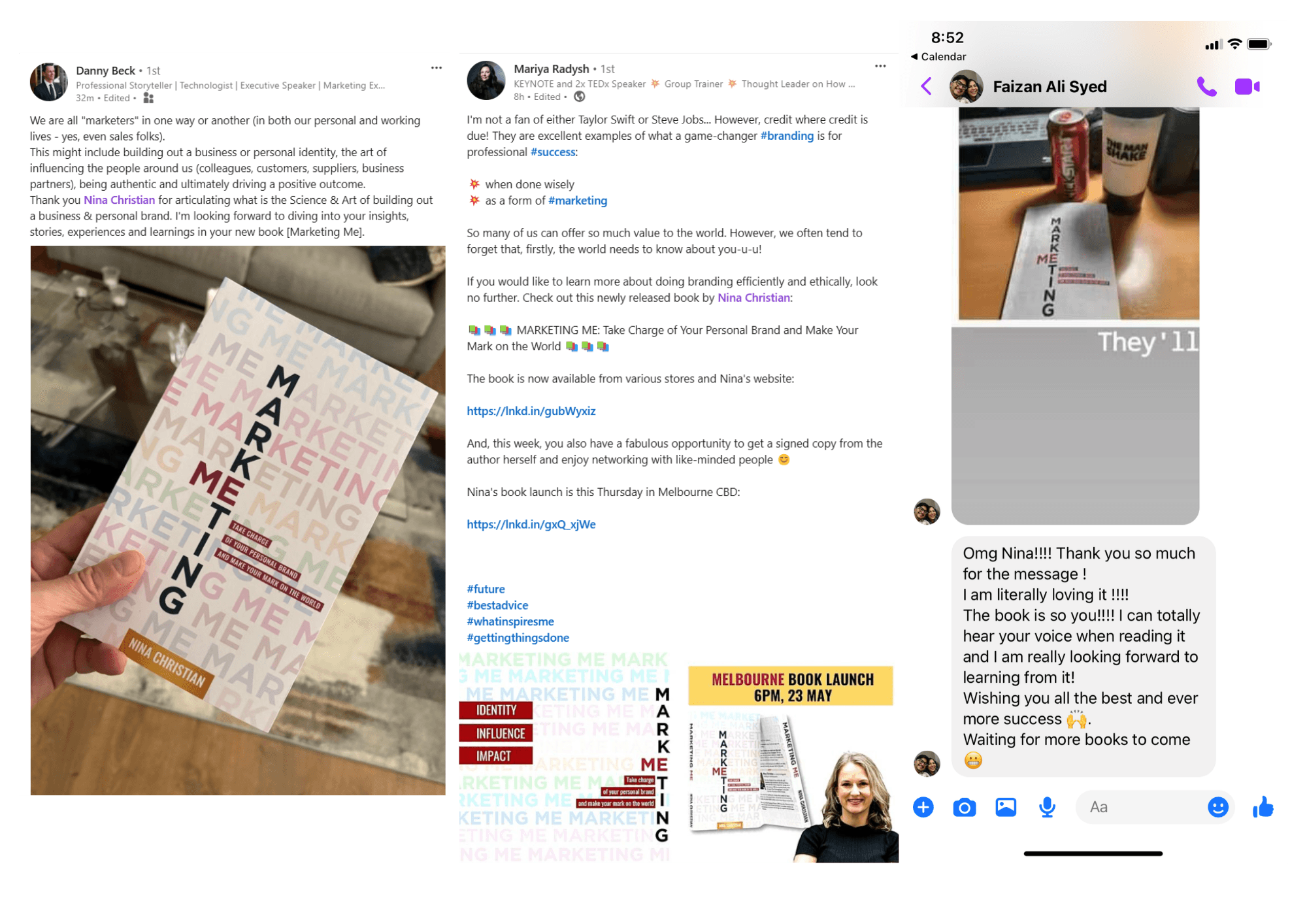 Reader reviews of Marketing Me®