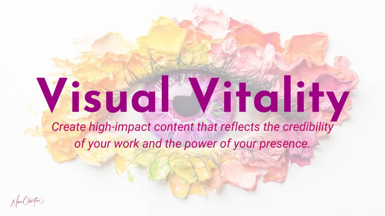 Visual Vitality workshop